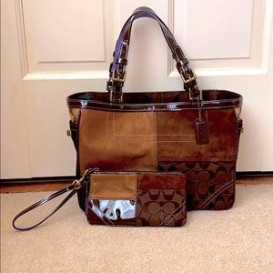 Coach Handbag and Wrislet